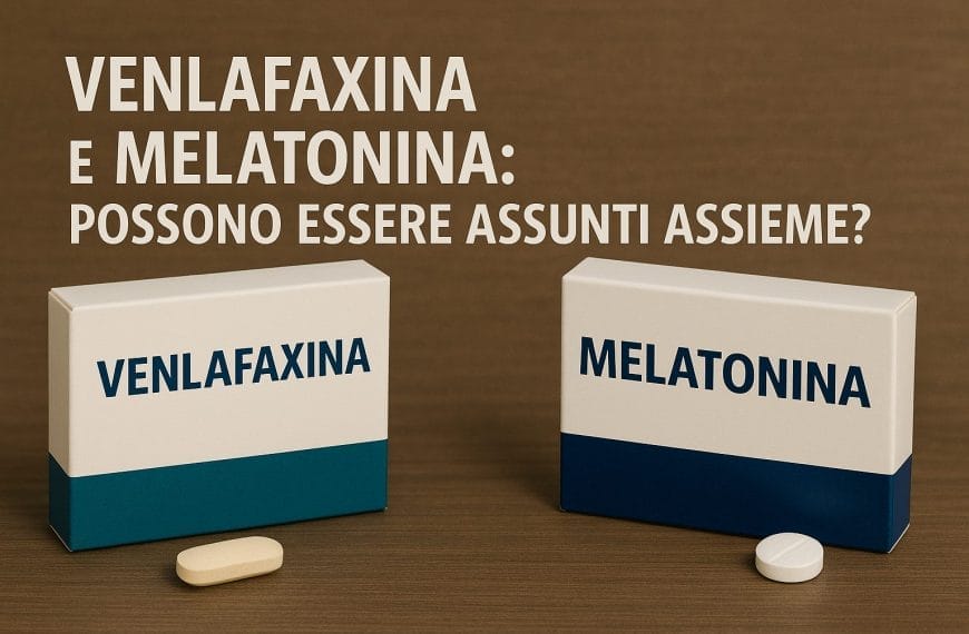 VENLAFAXINA e MELATONINA possono essere assunti assieme
