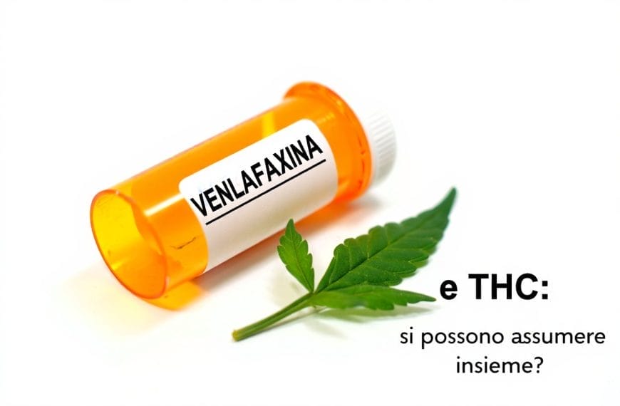 interazioni tra venlafaxina e THC si possono assumere insieme