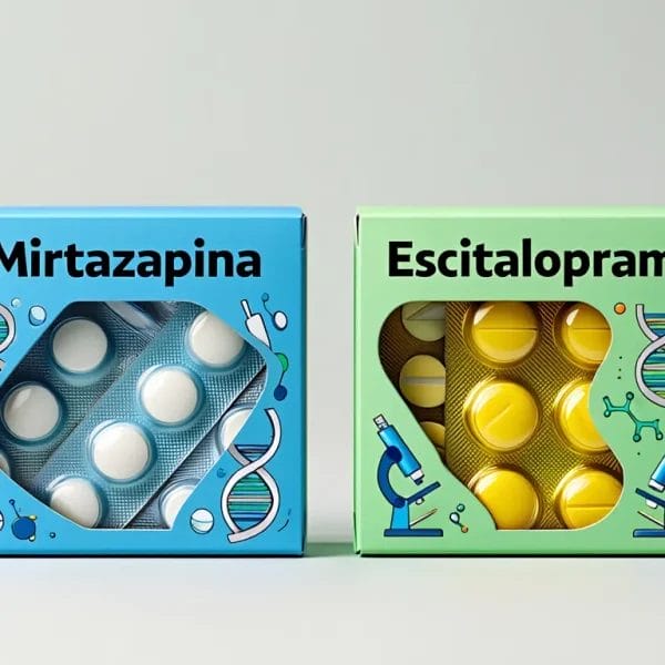 Mirtazapina e Escitalopram