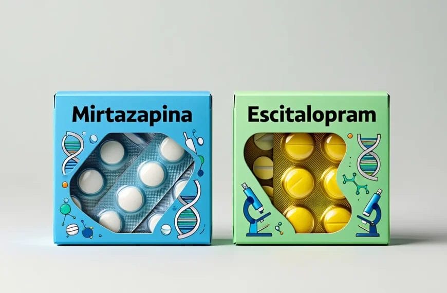 Mirtazapina e Escitalopram